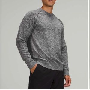 Lululemon Men's Engineered Warmth Long Sleeve Grey-sz approx. Medium